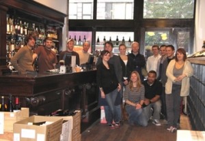 The staff at Chambers Street Wine