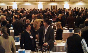 A large tasting offered the opportunity to meet Italian vintners