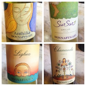 Donnafugata White Wine Labels