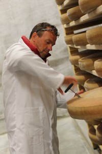 Testing-cheese-at-an-aging-cellar