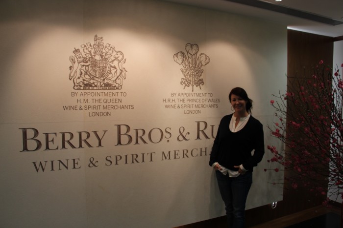 Amanda Longworth at Berry Bros Hong Kong from David Rogers Feb 2016