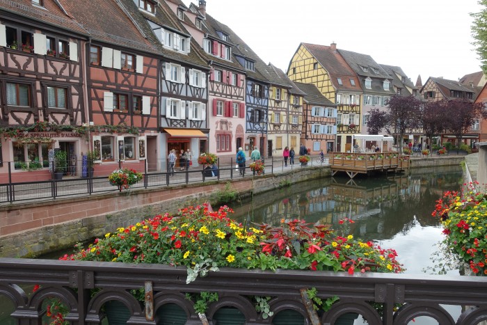 The town of Colmar in Alsace, near the German border