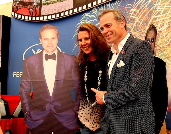 Jean-Charles Boisset and Gina Gallo at Auction Napa Valley barrel auction. Image by Michelle Locke