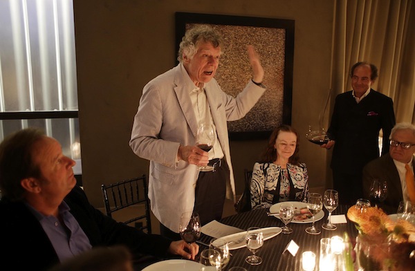 Gordon Getty speaking at the CADE Estate party