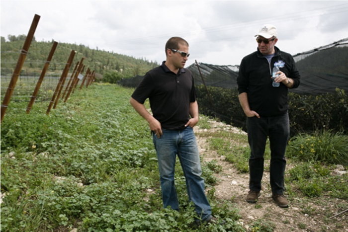 Ari Erle, Left, with Elie Wurtman