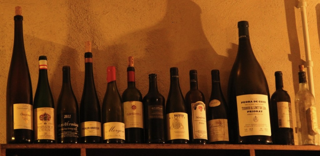 bottles at terroir al limit