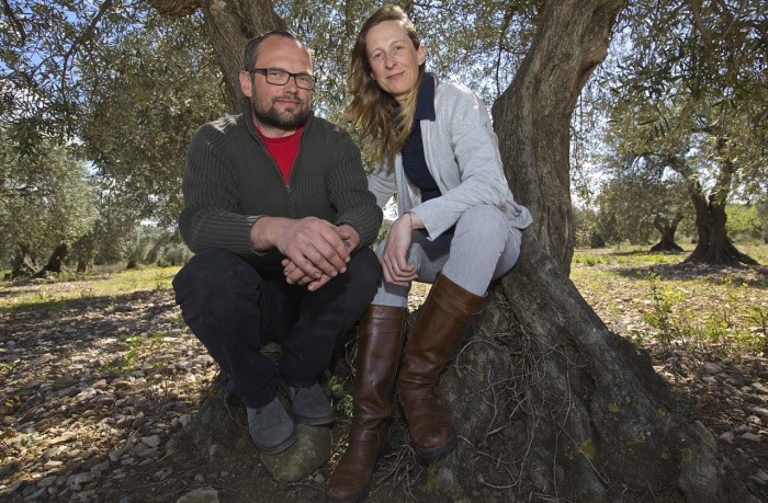 Beatrice and Sebastien Fillon of Domaine le Clos du Serres